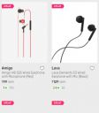 Wired Earphone with Microphone starting at ₹99...