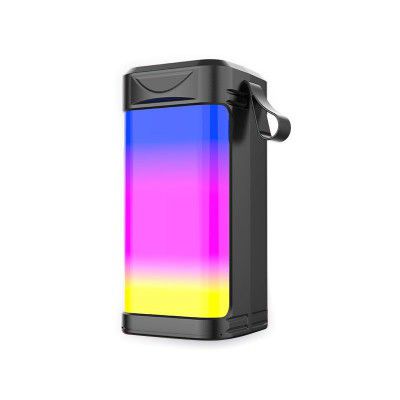 Wireless Bluetooth Speakers, with Crystal Gradient LED RGB Neon Lights