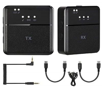 Wireless Go III Microphone System For Type C android Mobiles, iPhone iOS, DSLR,Camcorder,Tablet - Universal Lavalier Noise Reduction Lapel Mic:Shoots,Youtube, Vlog,Facebook,Live Rec (Single Channel)