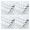 WISDOM Vinyl Contact Paper Decorative for Cabinets Countertops Kitchen Shelves Liner Self Adhesive Film Peel and Stick Waterproof Removable Wallpaper (2 Feet by 30 Feet, White Glossy)...
