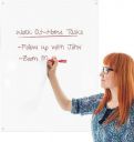 WISDOM Whiteboard Stick, White Board Stick on Wall (24 X 78 INCHES)...
