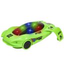 WISHKEY Space Travel Bump and Go Kids Toy Car, Musical Toy Car with 360 Degree Rotating Wheels, Battery Operated Car Toy with 3D Lights, Gifting Toy Car for Kids 3+ (Pack of 1, Green)...