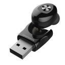 Wissenschaft UnoS99 in-Ear Bluetooth Mini Earbud True Wireless Sports Headphones Magnetic USB Charging Black Earphones (UnoS99)...
