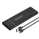 Witamy Mini External USB 3.0 M.2 SATA SSD Enclosure Hard Disk NGFF M.2 2280 2260 2242 2230 Solid State Drive with Key B/Key (M.2 Black)...