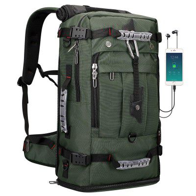 WITZMAN Travel Backpack for Men Convertible Carry On Luggage Backpack fit 17 Inch Laptop for Airplane