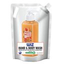 WiZ Hand & Body Wash 2in1 Refill, Aloe Vera & Almond Extract, Peach Bellini 1.5L, Paraben Free, Germ Fighter, Moisturiser...