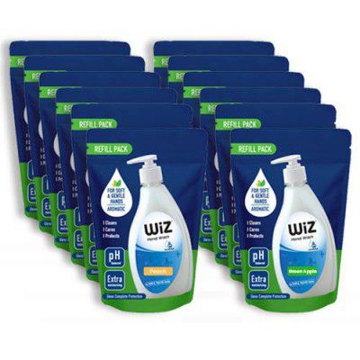 WiZ pH-Balance Moisturizing Hand Wash - 180ml Refill Pouch - Assorted Surprise Pack of 15