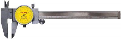 WKM Dial Vernier Caliper 0-150 mm Stainless Steel | Precision Measuring Tool Caliper, Metric & Inch Dual Scale