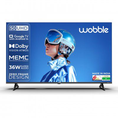 Wobble (50") K Series 4K UHD Smart LED TV with Google TV 5.0 (Black) WB50UDAGU2875D25