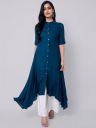 WodreamsWomen Blue Kurta...