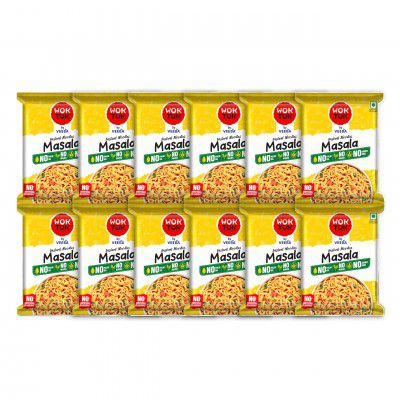 Wok Tok Instant Noodles Masala 66g (Pack of 12)