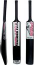 WOLF PRIDE Retro Plus Pink & Black Black Hard Plastic Cricket Bat Size 8N (34"X4.5")...
