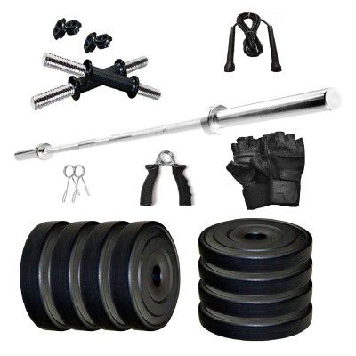 WOLPHY Premium Home Gym Set with 3 FEET Stright Rod