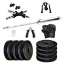 WOLPHY Premium Home Gym Set with 3 FEET Stright Rod...