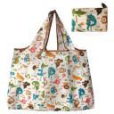 wolpin Foldable Shopping Bag for Grocery - Folds to Pocket Size, Tote Grocery Shoulder Handbag Travel Bag for Men and Women (40 x 40 cm)...