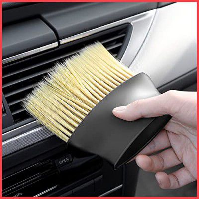 Wolpin Multipurpose Car Interior AC Vent Dashboard Dust Dirt Cleaner Cleaning