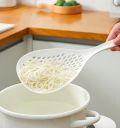 Wolpin Plastic Strainer Colander Liquid Filter High-Temperature Resistant (1 Pc) Long Handle 35 x 14 cm...