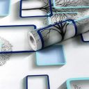 Wolpin Wall Stickers Wallpaper DIY Decals (45 x 500 cm) 3D PVC DIY Self Adhesive, Multicolour...