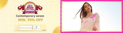 Womanista, Satrani Women's clothing @ Min 75% off + extra 5% off 
