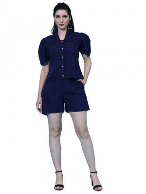 Women 3-Piece Coord Set | Shrirt and Short Dress |