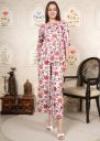 Women Flared Short Kurti Pant Set...