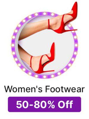  Women's Footwear @ 50-80% off on Flipkart Big Billion Days 