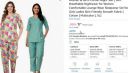 Women & Girl's Cotton Night Suit | Soft Breathable Nightwear for Women (XL)...
