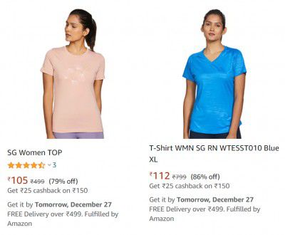 Women T-Shirt up to 86% off