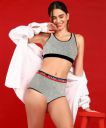 Women's Boy Short Grey Panty...