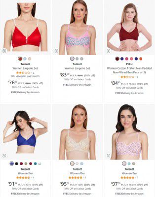 Womens Bra Starting @ ₹51 | Upto 90% Off