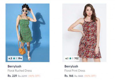Women's Clothing at 90% off