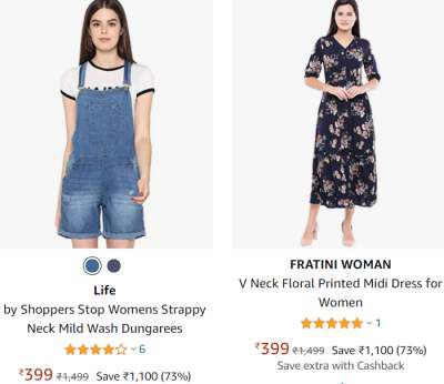 Womens dress Upto 80% Off