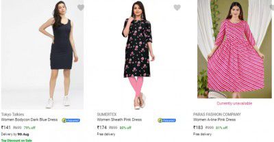 Women's Dresses Start @141