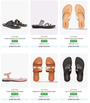  WOMEN'S Flat Sandals Start At Rs 120