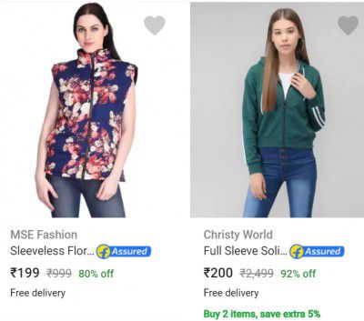 Women's jackets up to 90% off 