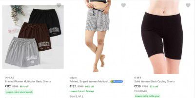 Women's Jeans, Shorts, And Trousers Upto 96% Off