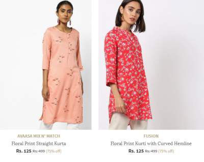 Womens Kurti Under Rs 129