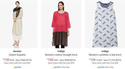 Women's Kurti Upto 86% Off