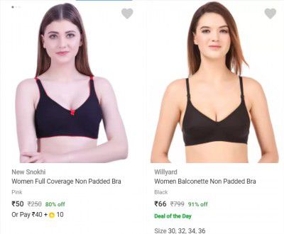 Womens Lingerie And Sleepwear starting at ₹50