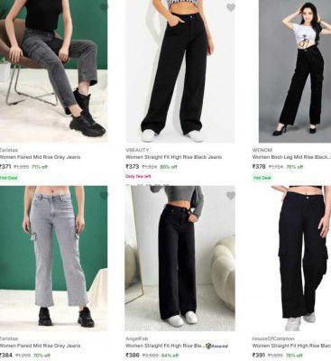 FLIPKART: Womens Loose Jeans Start At Rs 255