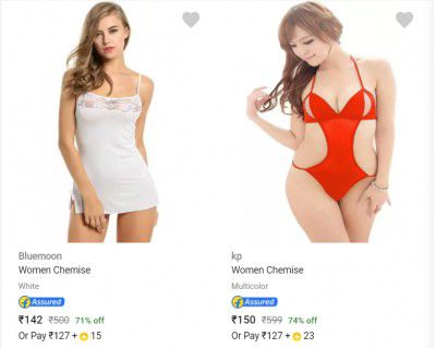 Womens nighty starting at ₹142