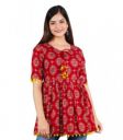 Womens Rayon Print Regular Wear Top...