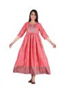 Womens Rayon Printed Anarkali Kurti...