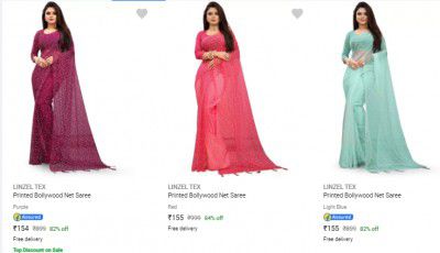 Womens Sarees Start @154