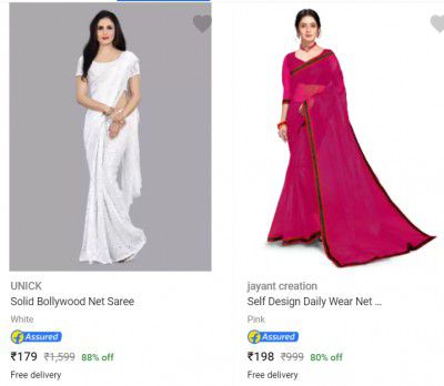 Womens Sarees starting at ₹179