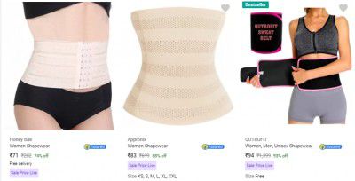 Womens Shapewears starts ₹127 | Upto 90% Off
