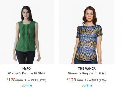 Women's Shirt Upto 90% Off