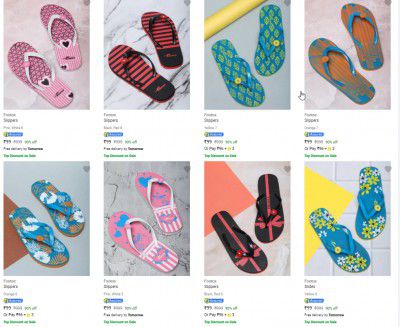 Women's Slippers & Flip Flops @ ₹99