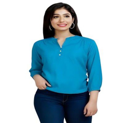 Women's Solid Short Top Kurti