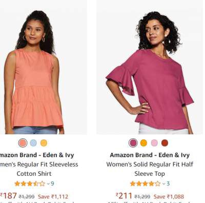 Womens T shirt & Tops Up to 90% Off